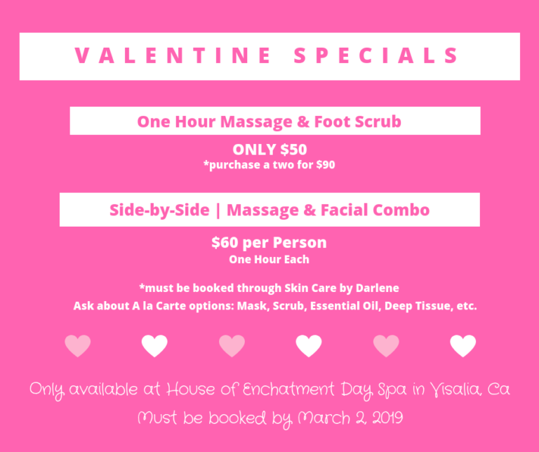 valentines day facials