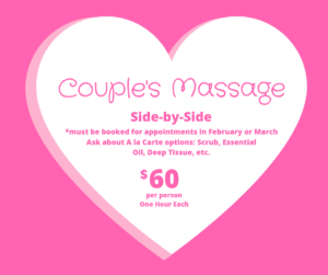 Massage Specials - Valentine Day - Skin Care - Facial Specials - Day Spa